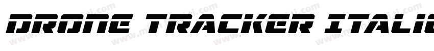 Drone Tracker Italic Italic字体转换